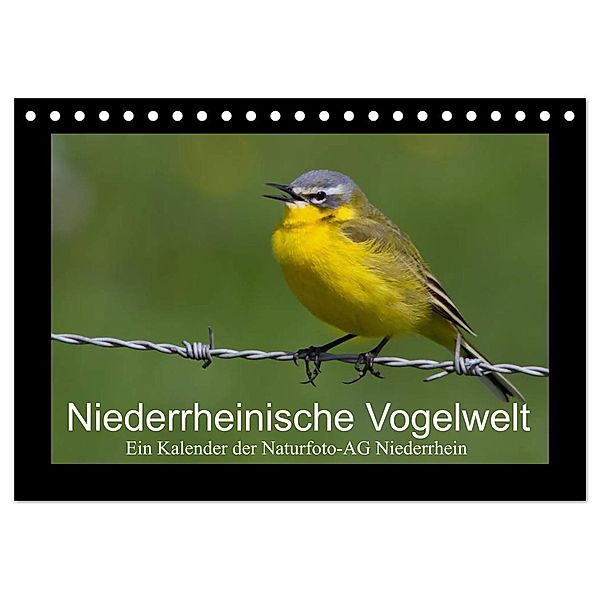 Niederrheinische Vogelwelt (Tischkalender 2024 DIN A5 quer), CALVENDO Monatskalender, Gudrun Nitzold-Briele