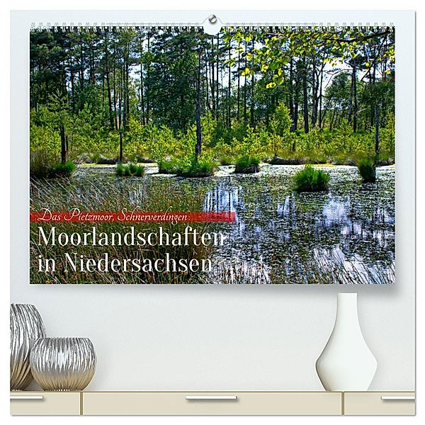 Niedersachsens Moorlandschaften - Das Pietzmoor, Schneverdingen (hochwertiger Premium Wandkalender 2025 DIN A2 quer), Kunstdruck in Hochglanz, Calvendo, Markus Nix-Schmidt