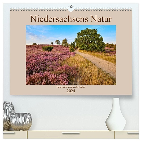 Niedersachsens Natur (hochwertiger Premium Wandkalender 2024 DIN A2 quer), Kunstdruck in Hochglanz, Olaf Jürgens