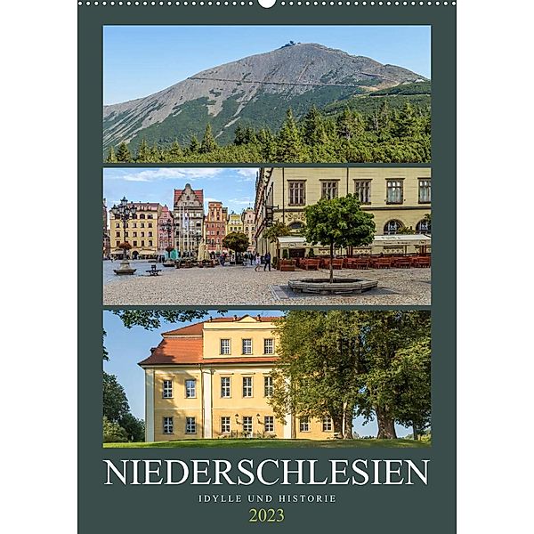 NIEDERSCHLESIEN Idylle und Historie (Wandkalender 2023 DIN A2 hoch), Melanie Viola