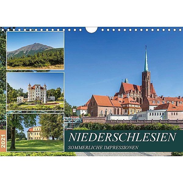 NIEDERSCHLESIEN Sommerliche Impressionen (Wandkalender 2021 DIN A4 quer), Melanie Viola