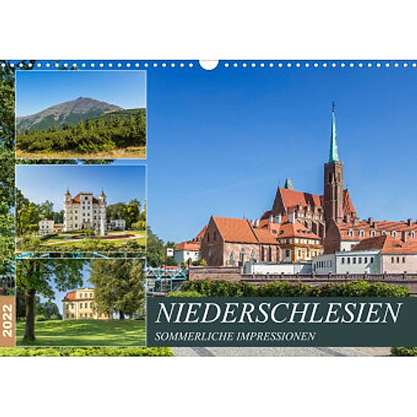 NIEDERSCHLESIEN Sommerliche Impressionen (Wandkalender 2022 DIN A3 quer), Melanie Viola