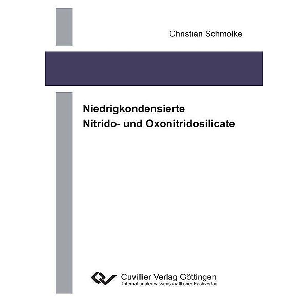 Niedrigkondensierte Nitrido- und Oxonitridosilicate