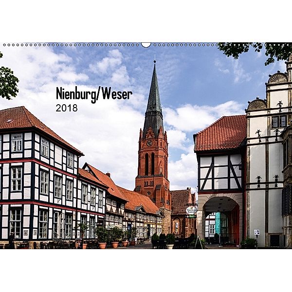 Nienburg an der Weser (Wandkalender 2018 DIN A2 quer), Heinz Wösten