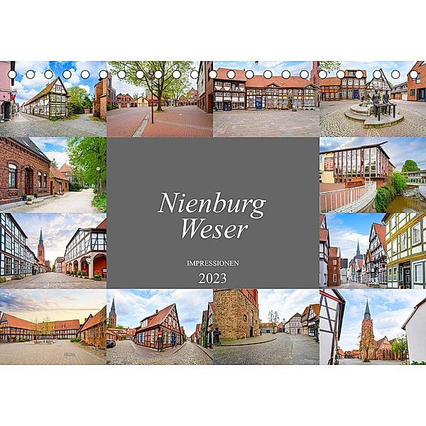 Nienburg Weser Impressionen (Tischkalender 2023 DIN A5 quer), Dirk Meutzner