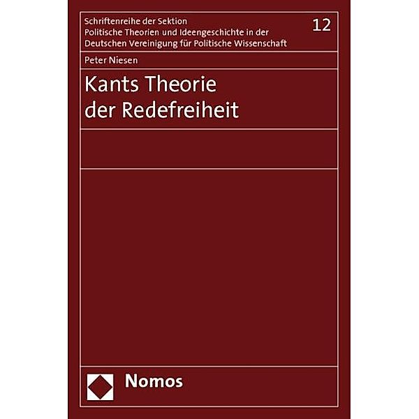 Niesen, P: Kants Theorie der Redefreiheit, Peter Niesen