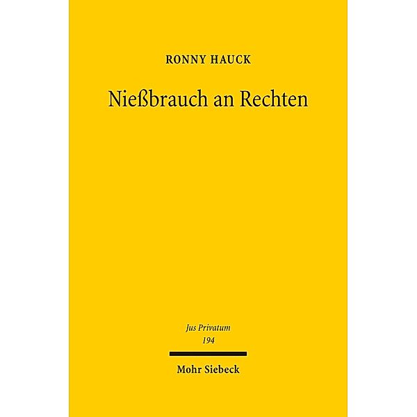 Niessbrauch an Rechten, Ronny Hauck