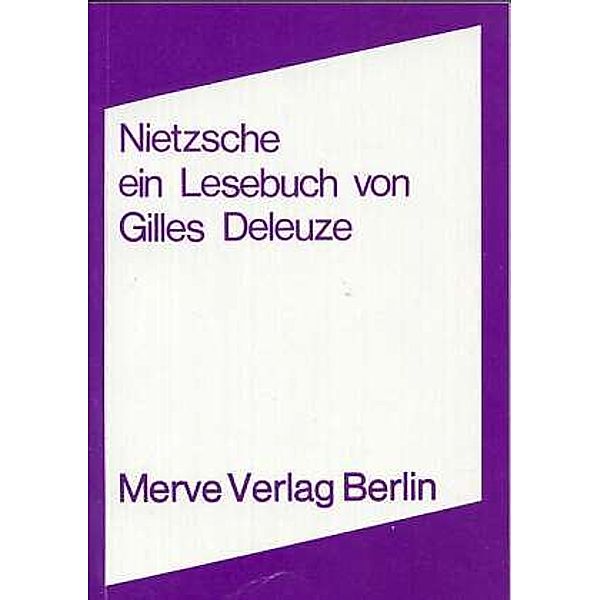Nietzsche, Gilles Deleuze