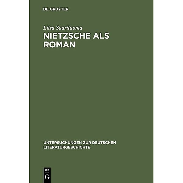 Nietzsche als Roman, Liisa Saariluoma