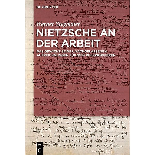 Nietzsche an der Arbeit, Werner Stegmaier