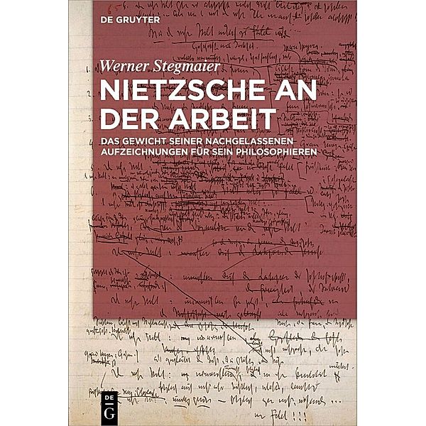 Nietzsche an der Arbeit, Werner Stegmaier
