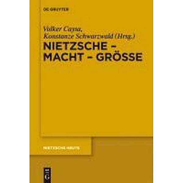 Nietzsche - Macht - Größe / Nietzsche Heute / Nietzsche Today Bd.(2)