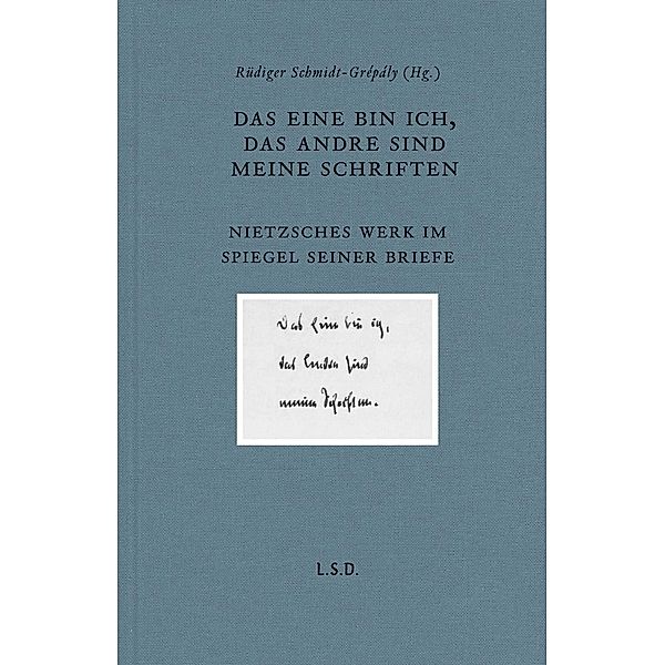 Nietzsches Werk im Spiegel seiner Briefe, Rüdiger Schmidt-Grépály