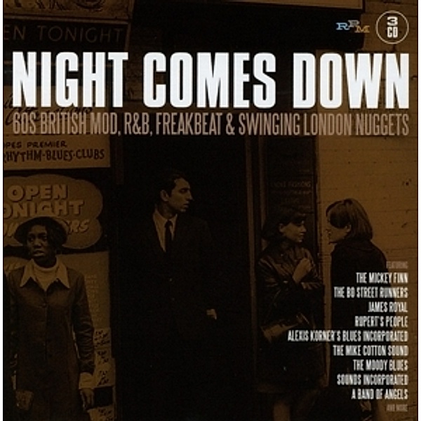 Night Comes Down-60'S British Mod,R&B,Freakbeat, Diverse Interpreten