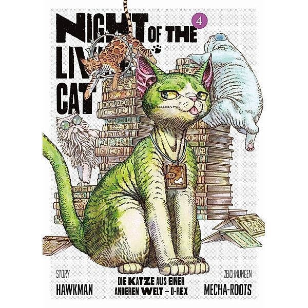 Night of the Living Cat Bd.4, Hawkman, Mecha-Roots