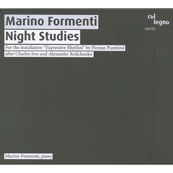 Night Studies, Marino Formenti