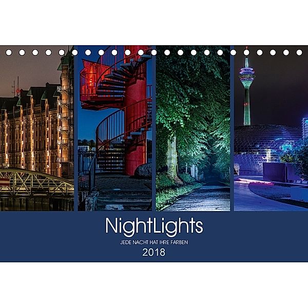 NightLights (Tischkalender 2018 DIN A5 quer), Jürgen Muß
