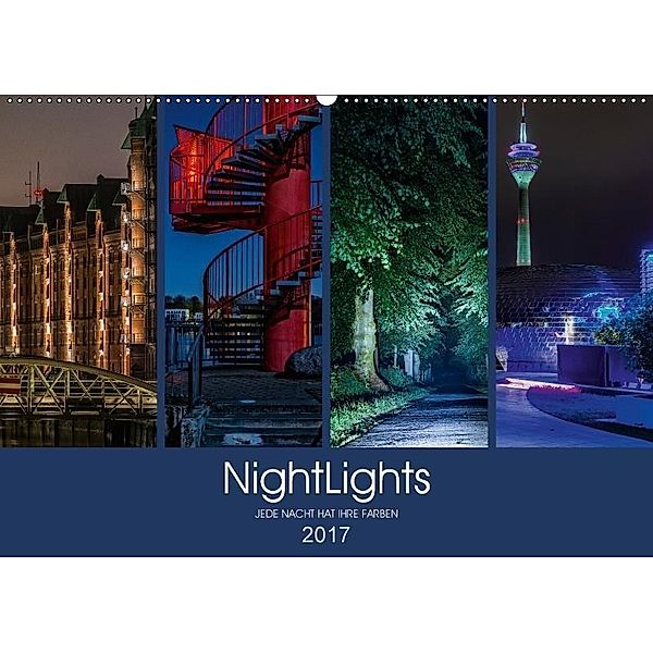 NightLights (Wandkalender 2017 DIN A2 quer), Jürgen Muß