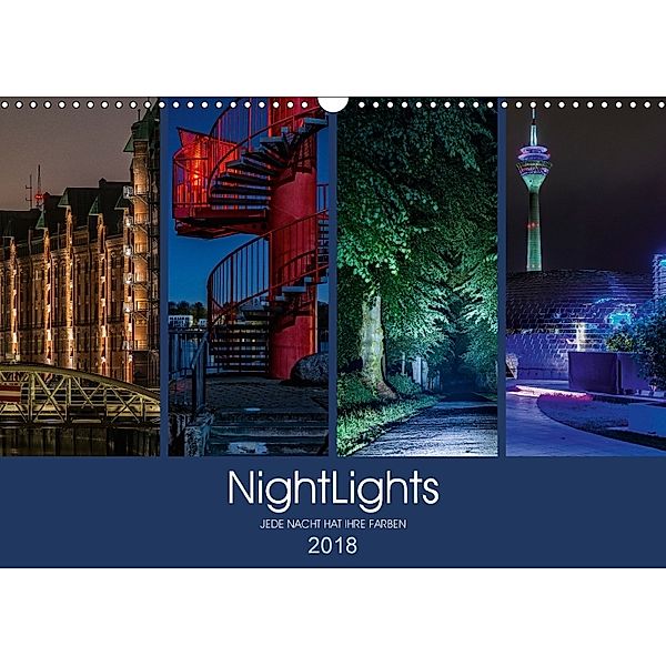 NightLights (Wandkalender 2018 DIN A3 quer), Jürgen Muß