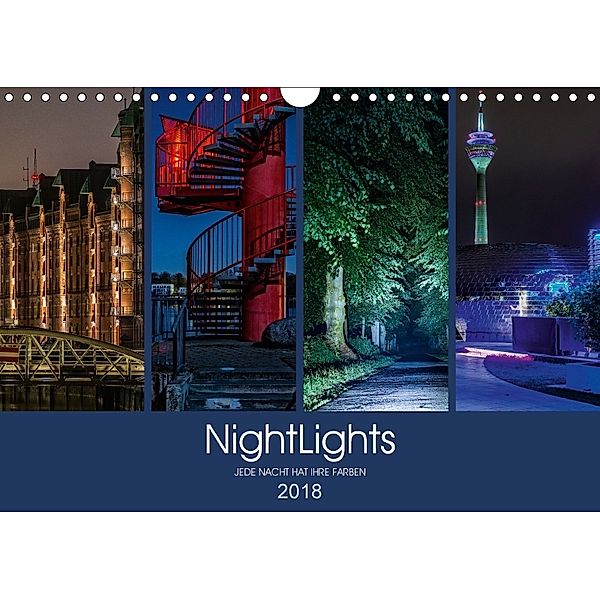 NightLights (Wandkalender 2018 DIN A4 quer), Jürgen Muß