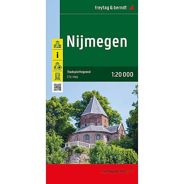 Nijmegen, Stadtplan 1:20.000, freytag & berndt