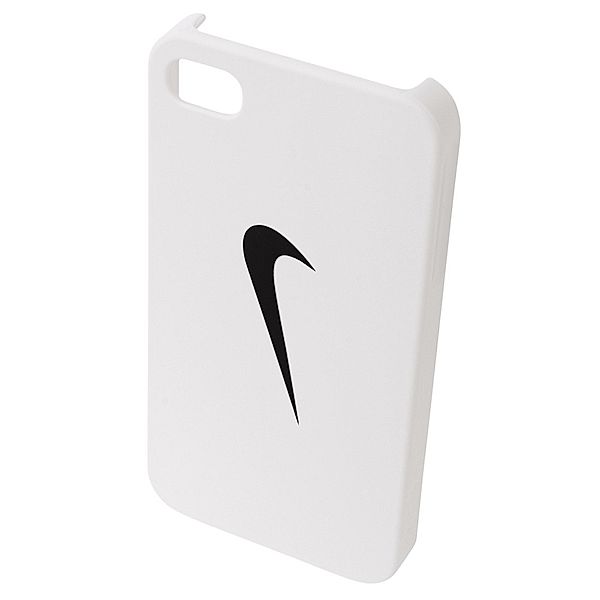 Nike Handy-Cover Nike für Apple iPhone 4/4S, Weiß/Schwarz