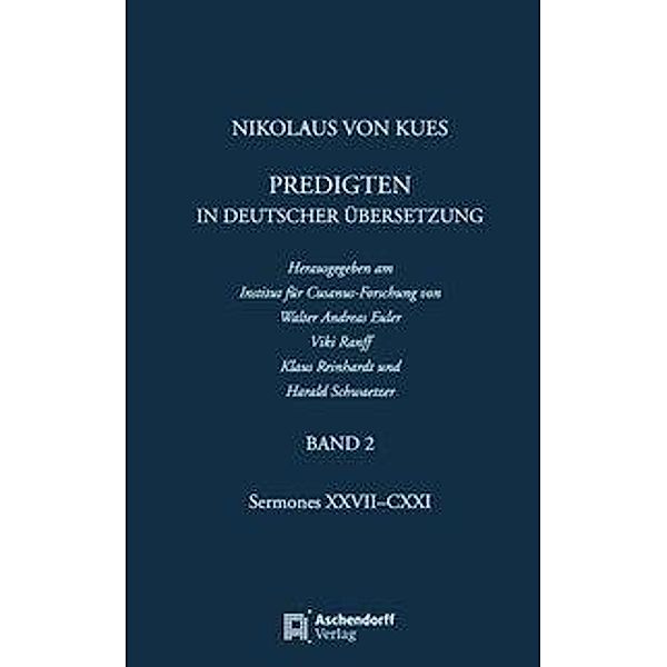 Nikolaus von Kues: Predigten in deutscher Übersetzung