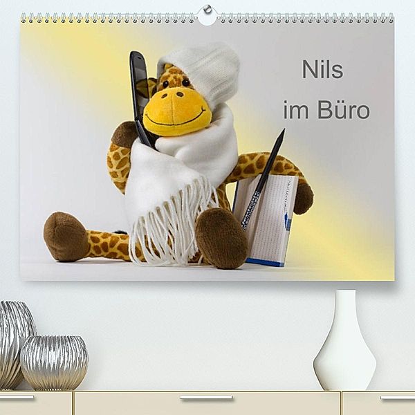 Nils im Büro (Premium, hochwertiger DIN A2 Wandkalender 2023, Kunstdruck in Hochglanz), photography brigitte jaritz