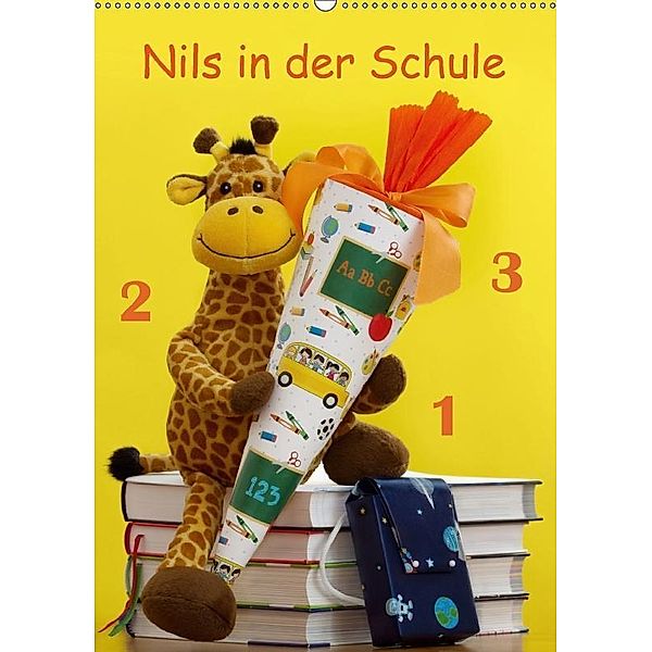 Nils in der Schule (Wandkalender 2017 DIN A2 hoch), Brigitte Jaritz
