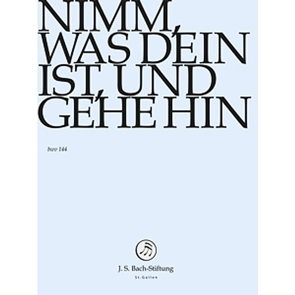 Nimm,Was Dein Ist,Und Gehe Hin, J.S.Bach-Stiftung, Rudolf Lutz