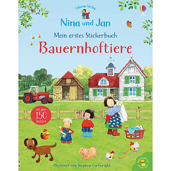 Nina und Jan - Mein erstes Stickerbuch: Bauernhoftiere, Sam Taplin