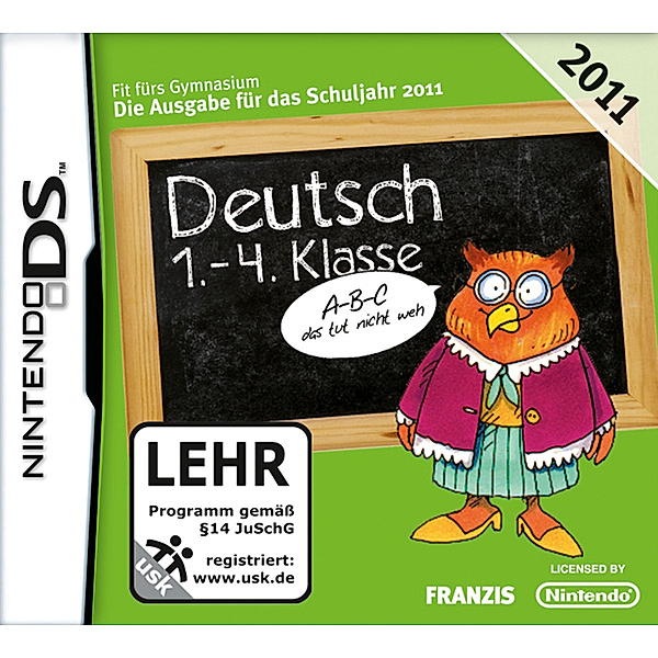 Nintendo DS Fit fürs Gymnasium 1. - 4. Klasse, 2011 (Ausführung: Deutsch)