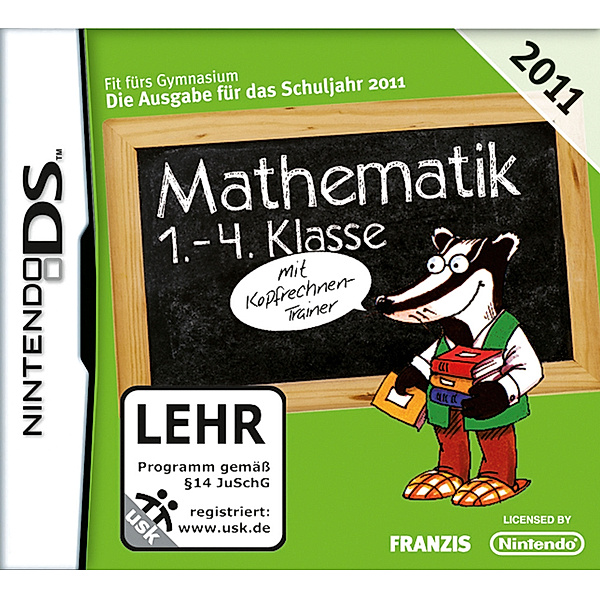 Nintendo DS Fit fürs Gymnasium 1. - 4. Klasse, 2011 (Ausführung: Mathematik)