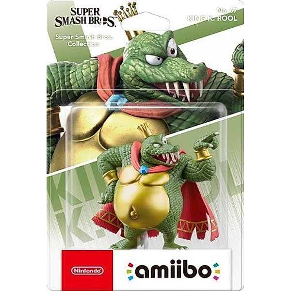Nintendo - Nintendo amiibo, Super Smash Bros. Collection, King K. Rool,1 Figur