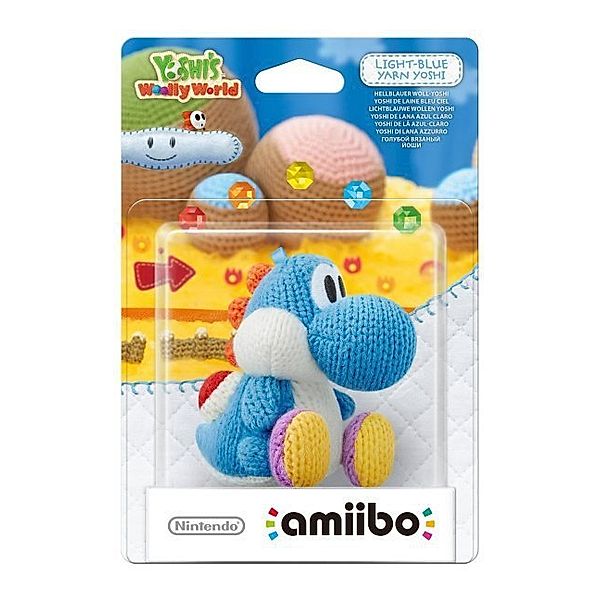 Nintendo - Nintendo amiibo Woll-Yoshi Hellblau, Figur