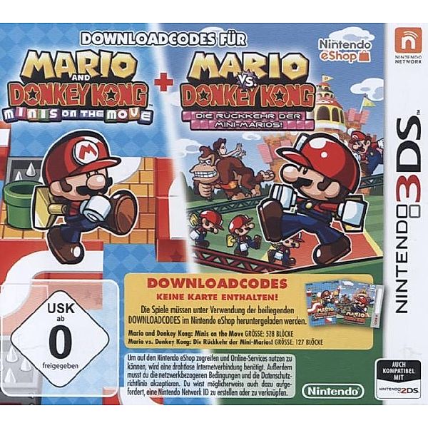 Nintendo - Nintendo Mario & Donkey Kong: Move & March,1 Download Code für Nintendo 3DS-Spiel
