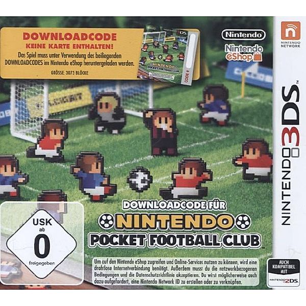 Nintendo - Nintendo Pocket Football,1 Download-Code für Nintendo 3DS-Spiel