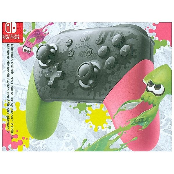 Nintendo - Nintendo Switch Pro Controller, Splatoon 2 Edition