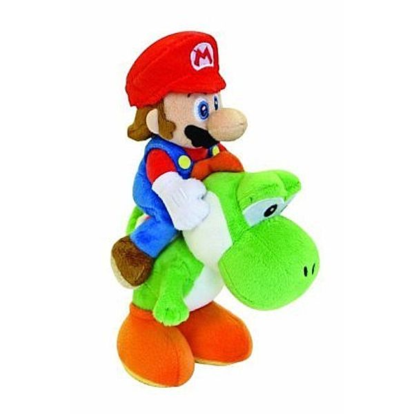 Nintendo Plüschfigur Mario auf Yoshi reitend