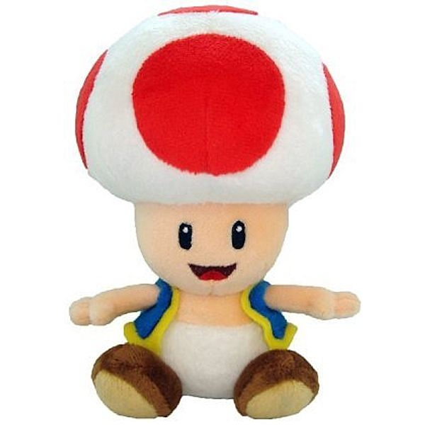 Nintendo Plüschfigur Toad rot