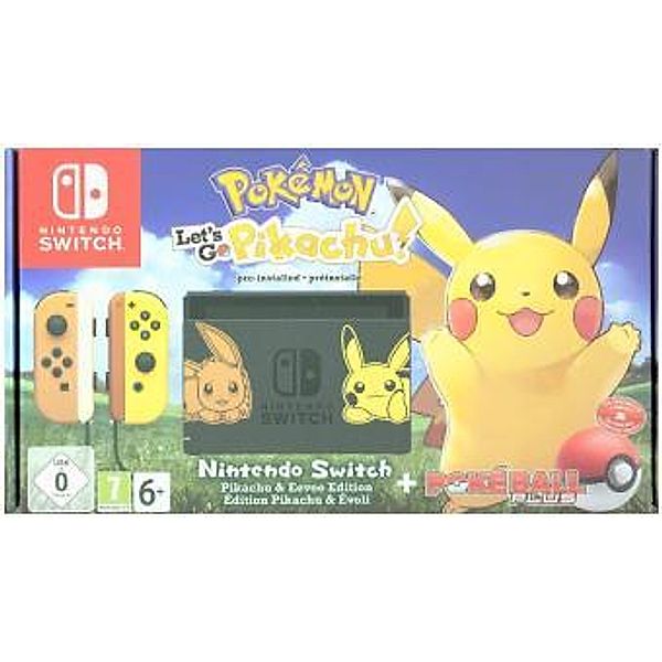 Nintendo Switch Pokémon: Let's Go, Pikachu!, 1 Konsole + Pokéball Plus + 1 Nintendo  Switch-Spiel | Weltbild.de