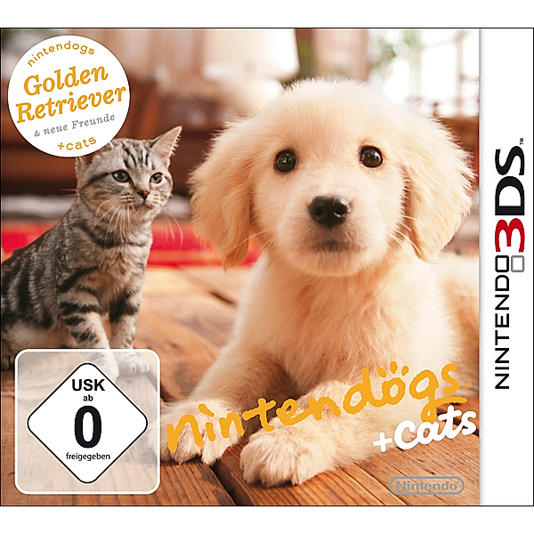 Nintendogs + Cats: Golden Retriever + Neue Freunde, Nintendo 3DS