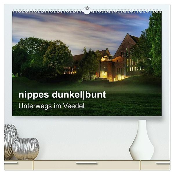 nippes dunkelbunt - Unterwegs im Veedel (hochwertiger Premium Wandkalender 2025 DIN A2 quer), Kunstdruck in Hochglanz, Calvendo, Peter Brüggen // www. koelndunkelbunt.de
