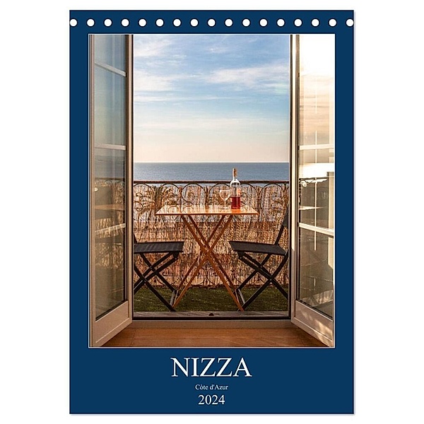 Nizza - Cote d'Azur 2024 (Tischkalender 2024 DIN A5 hoch), CALVENDO Monatskalender, Sebastian Rost