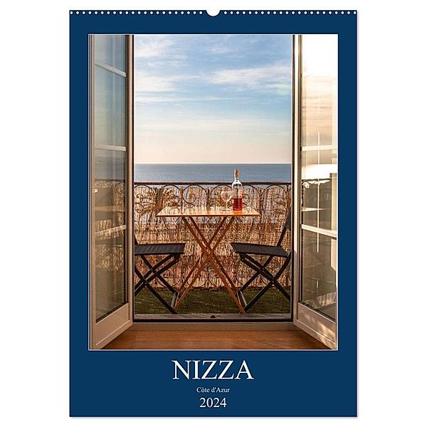 Nizza - Cote d'Azur 2024 (Wandkalender 2024 DIN A2 hoch), CALVENDO Monatskalender, Sebastian Rost