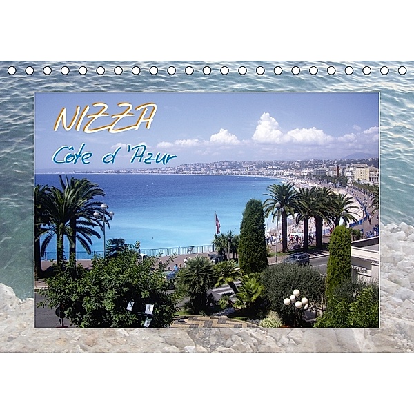 Nizza, Côte d'Azur (Tischkalender 2018 DIN A5 quer), Elinor Lavende