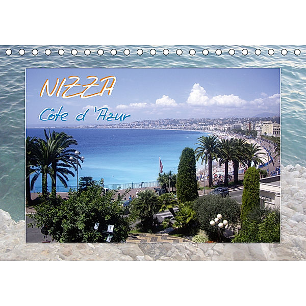 Nizza, Côte d'Azur (Tischkalender 2019 DIN A5 quer), Elinor Lavende