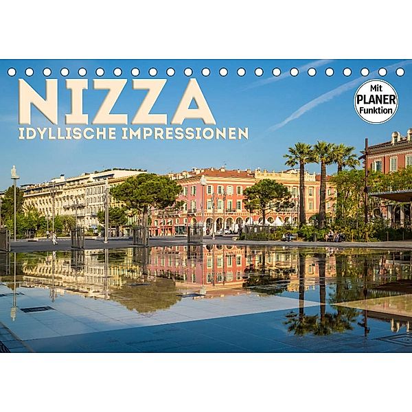 NIZZA Idyllische Impressionen (Tischkalender 2023 DIN A5 quer), Melanie Viola