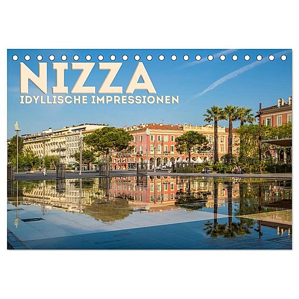 NIZZA Idyllische Impressionen (Tischkalender 2024 DIN A5 quer), CALVENDO Monatskalender, Melanie Viola