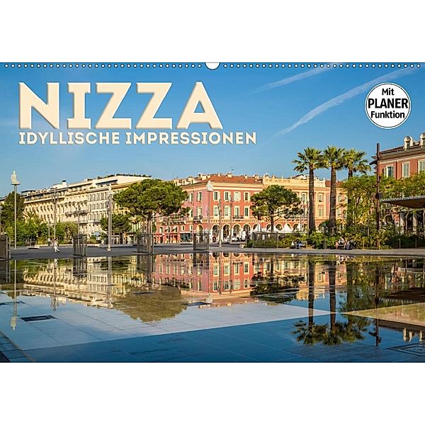 NIZZA Idyllische Impressionen (Wandkalender 2020 DIN A2 quer), Melanie Viola